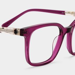 Freya Red Square Glasses5