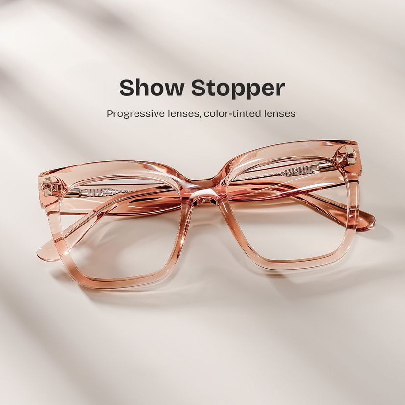 Minguela Beige Square Glasses