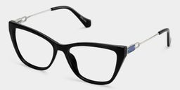 Celeste Black Cat eye Glasses3