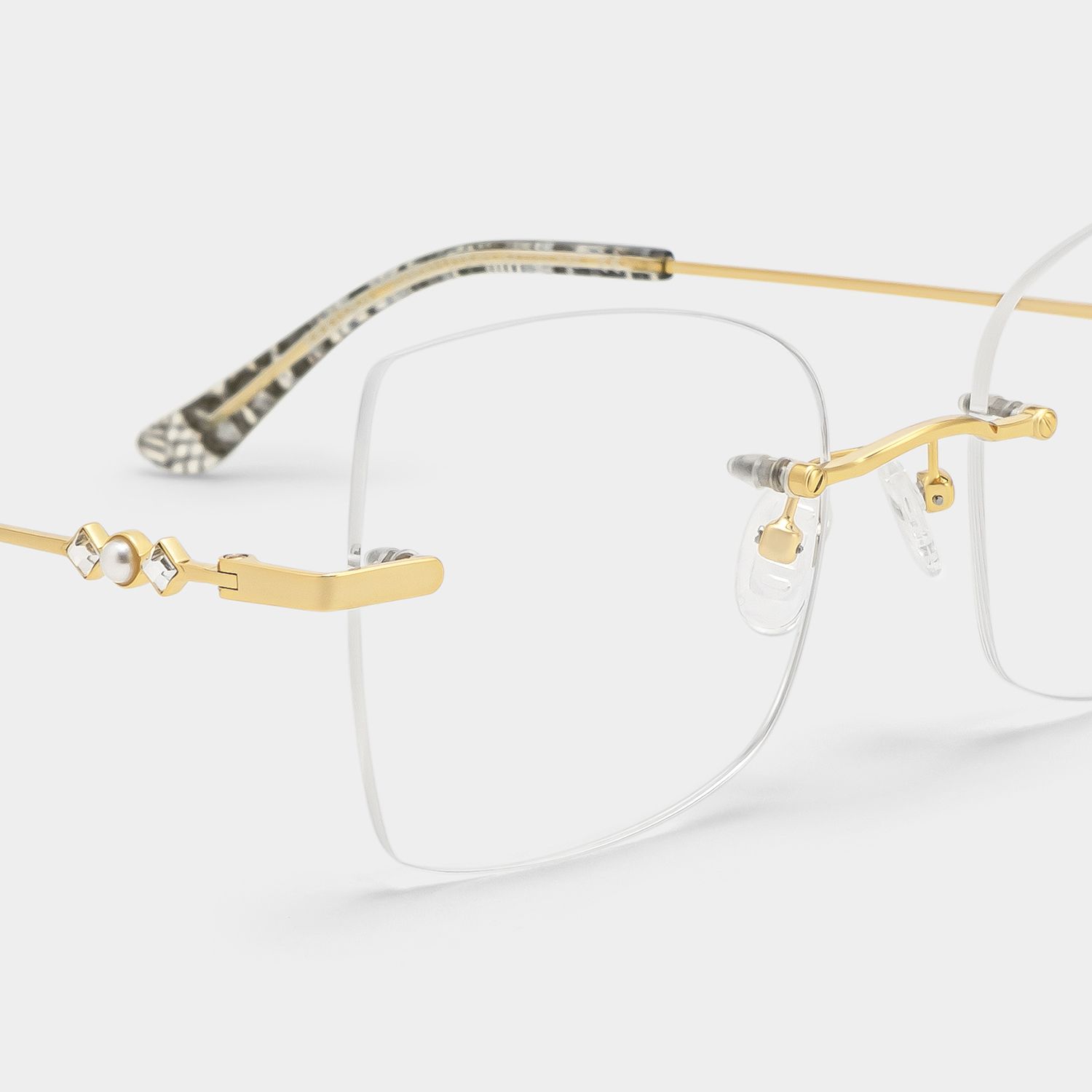 Tierney Designer Butterfly Metal Rimmed Spectacles  | Zeelool4