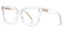 Mirta Clear Square Glasses2