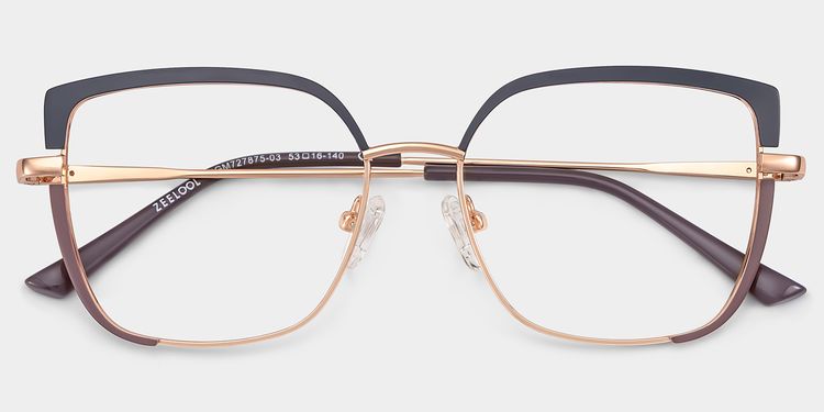 Grasso Two-Tone Rectangle Glasses
