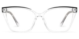 Sienna Clear Butterfly Glasses0