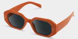 Soleil Orange Rectangle Sunglasses2