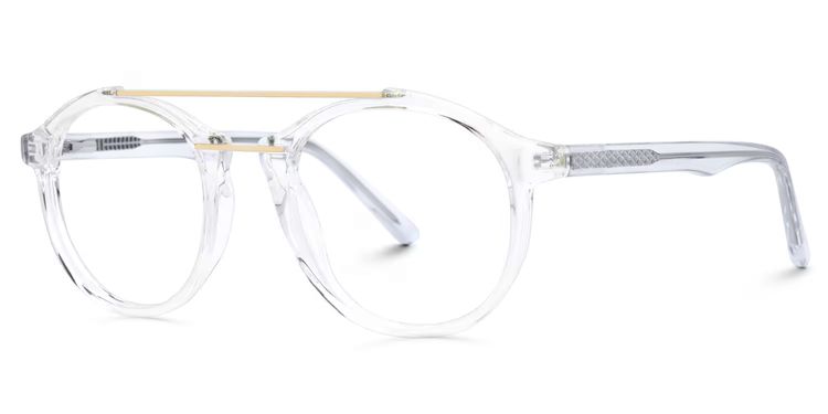 Lee Clear Round Glasses