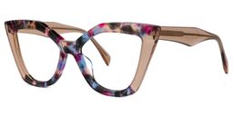 Nolia Floral Cat eye Glasses1