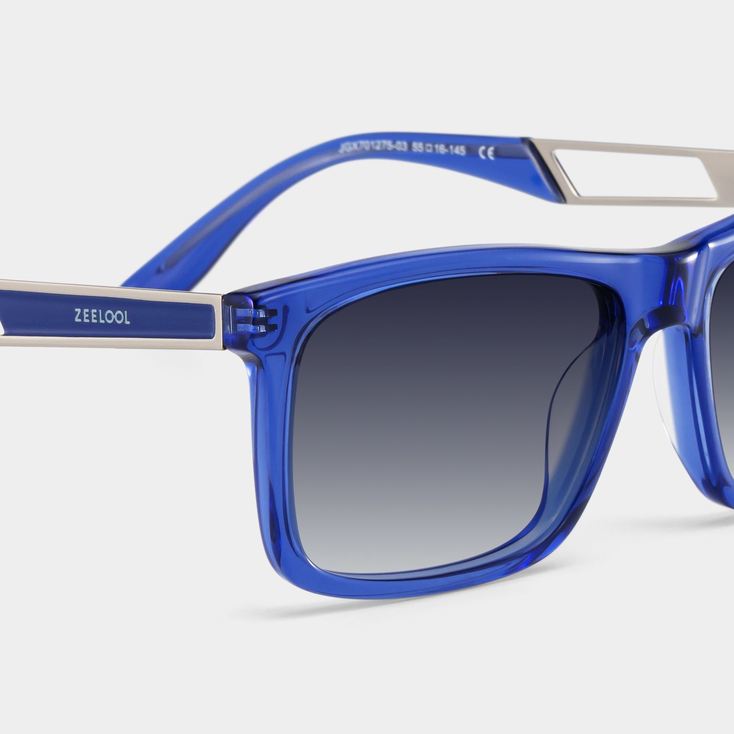 Morgan Blue Rectangle Sunglasses to Frame Your Face | ZEELOOL4