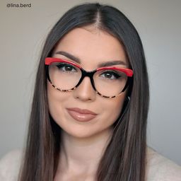 Sydney Cat Eye Black Glasses9