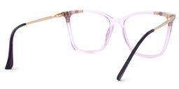 Roshavia Purple Square Glasses4