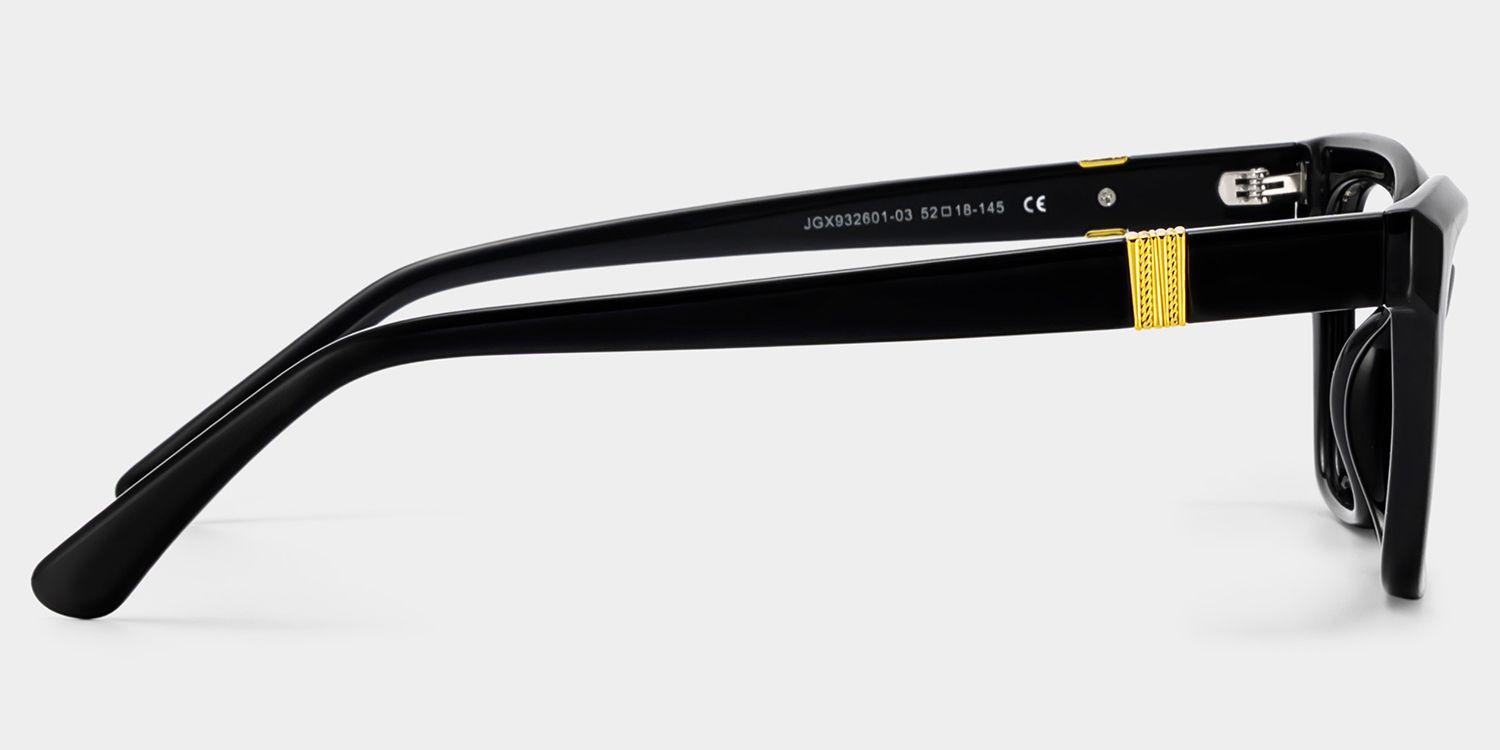 Quincy Black Cat Eye Eyeglasses with Lightweight Material | ZEELOOL4