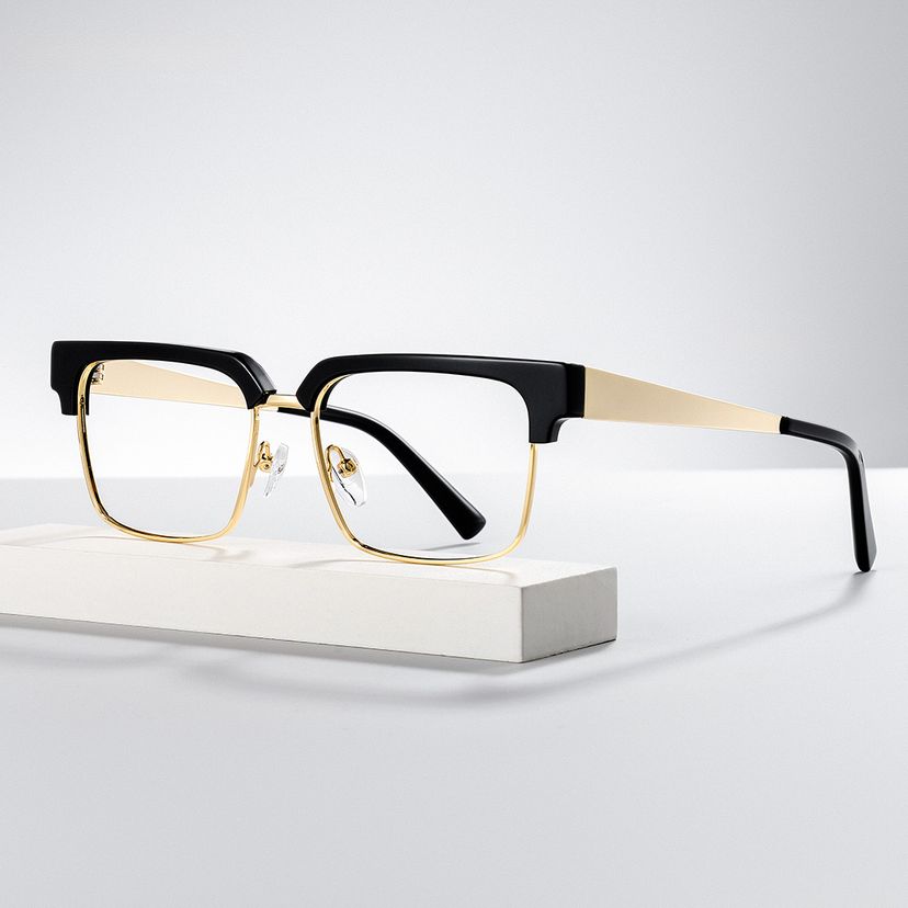 Gerena Black Browline Glasses