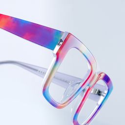 Pop Colorful Rectangle Glasses8