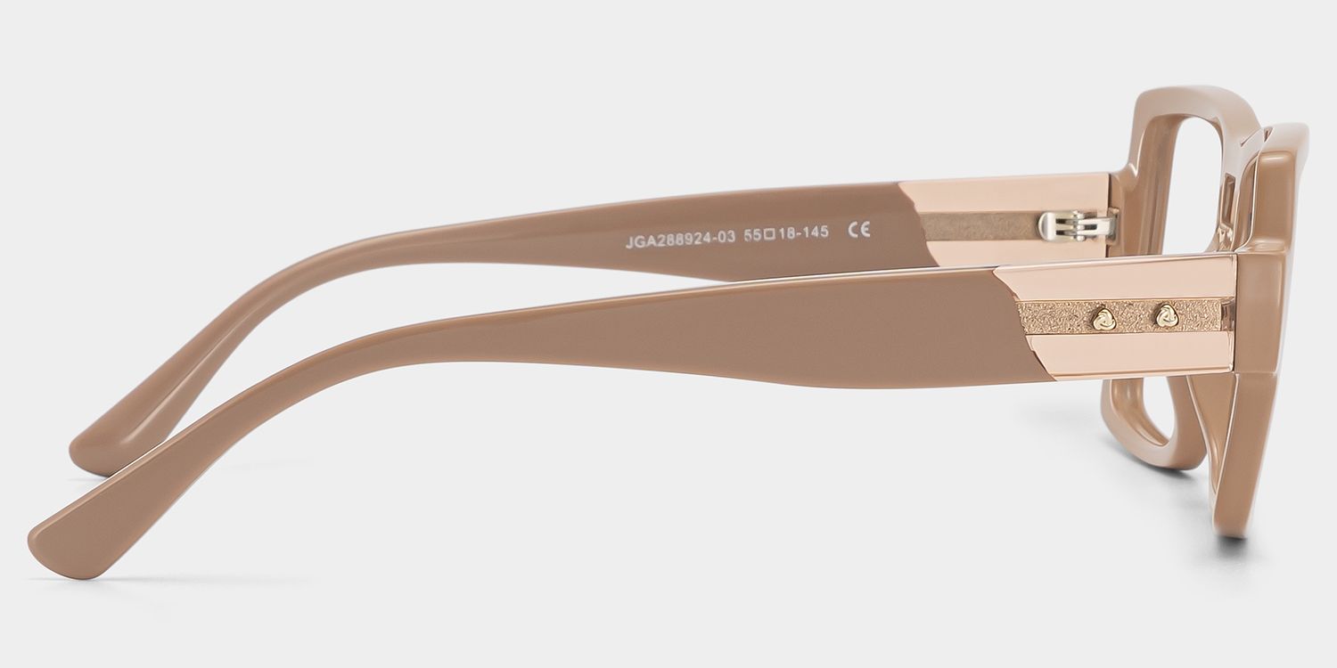 Nora Brown Aviator Glasses — Modern Frame Style | ZEELOOL4