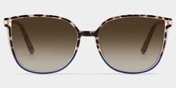 Rodz Tortoise-Blue Square Sunglasses0