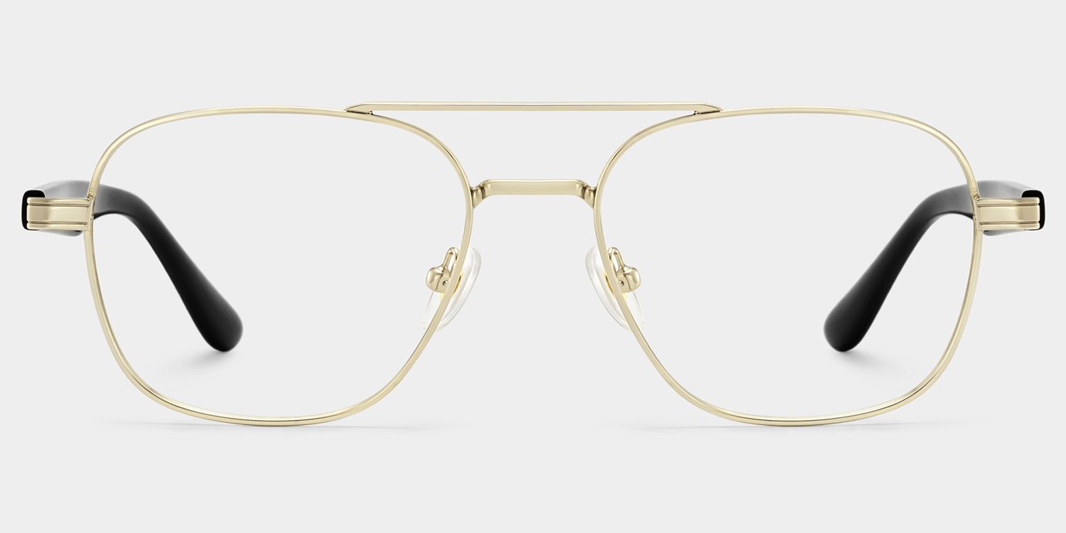 Anderson Gold Aviator Glasses for Men | ZEELOOL1