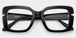 Neon Black Square Glasses4