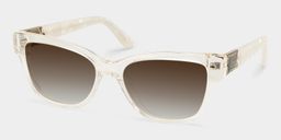 Miranda Clear Yellow Cat eye Sunglasses4