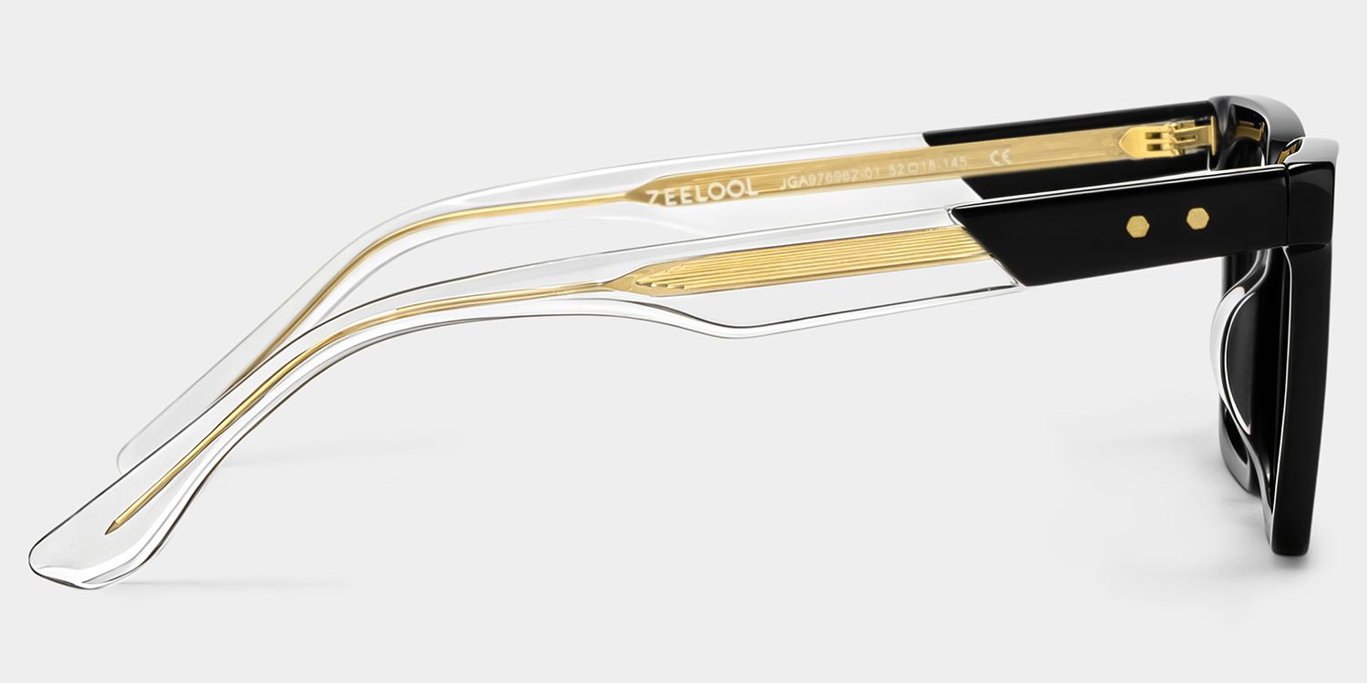 Black Square Frame Glasses - Hattie on Sale | Zeelool4