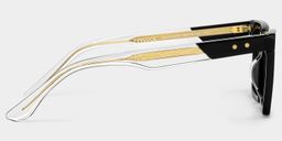 Hattie Black Rectangle Glasses4
