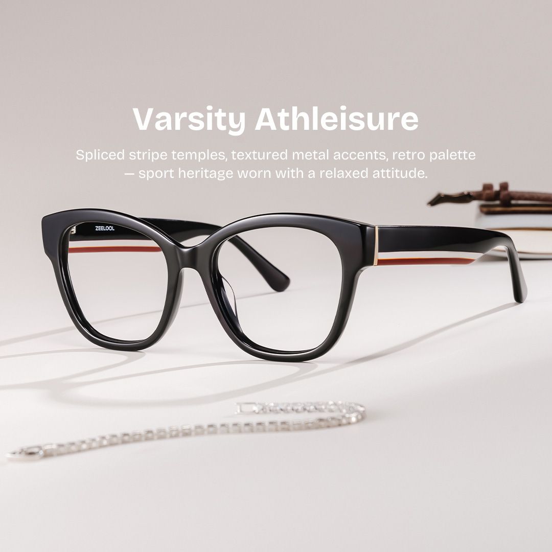 Everest Black Butterfly Glasses | Retro Varsity Chic0