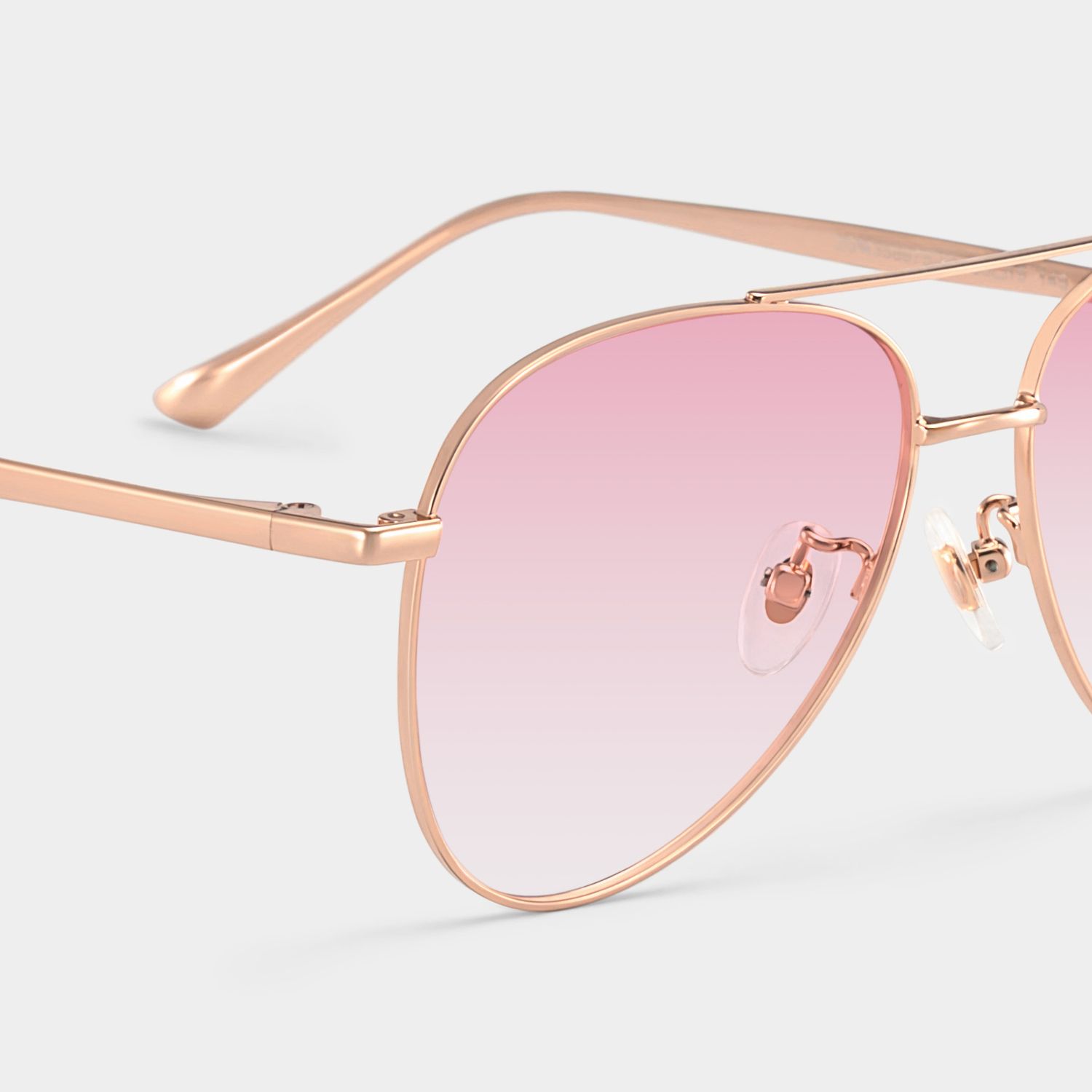 Cher Aviator Rose Gold Frame Sunglasses Online Sale | ZEELOOL5