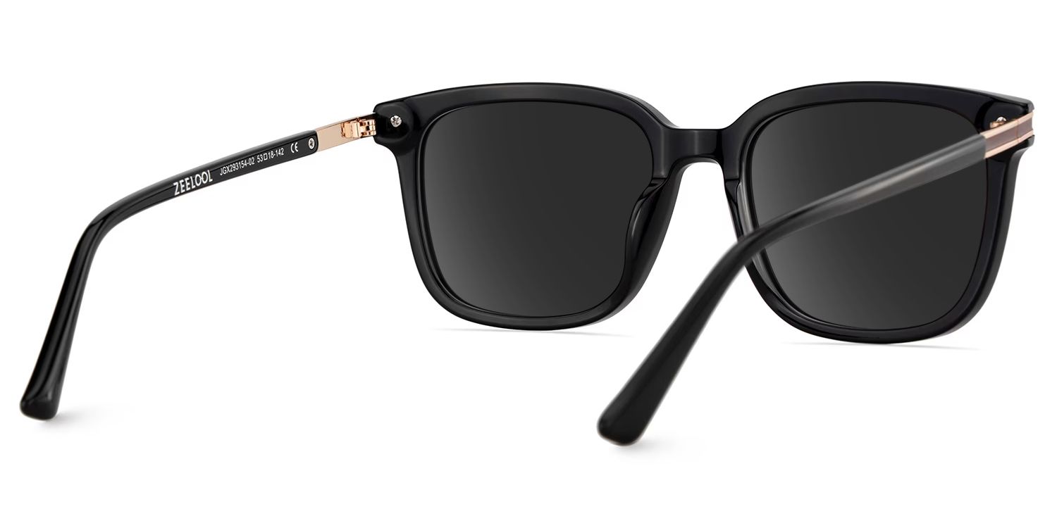 Kenny Mixed Black Square Frame Sunglasses | ZEELOOL4