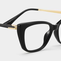 Harlow Black Butterfly Glasses5