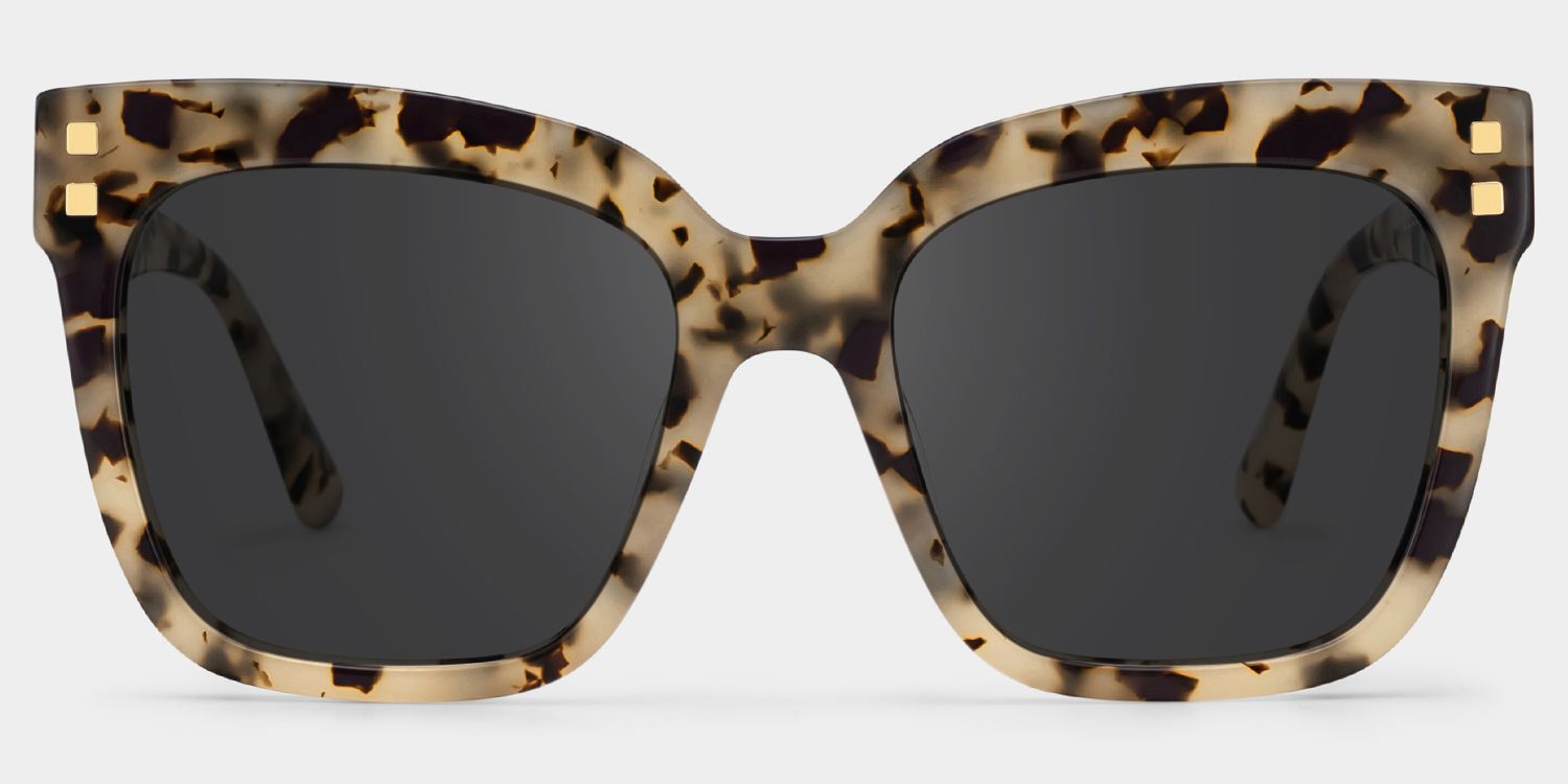 Minguela Square Brown-Tortoise Sunglasses for Women & Men | ZEELOOL0