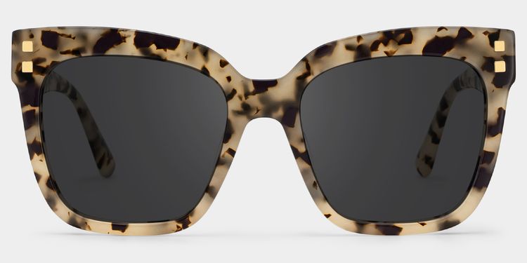 Minguela Brown-Tortoise Square Sunglasses