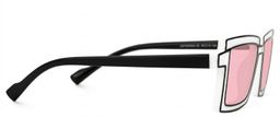 Zephyr White Rectangle Sunglasses2