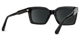 Solana Black Rectangle Sunglasses4