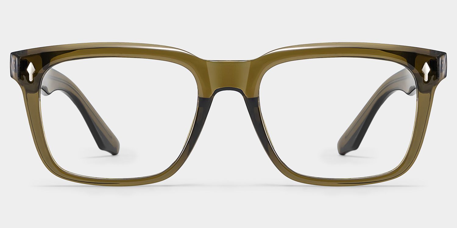 Fletcher Brown Glasses with Rectangle Frame Online | ZEELOOL1