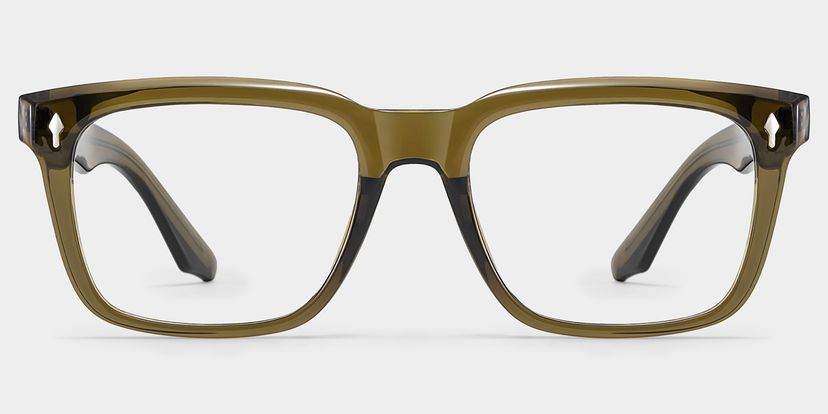 Fletcher Brown Rectangle Glasses