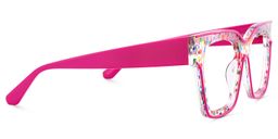 Zerica Rose Red Square Glasses5
