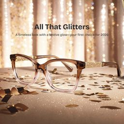 Finnian Brown Butterfly Glasses0
