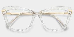 Juliet Clear Rectangle Glasses2