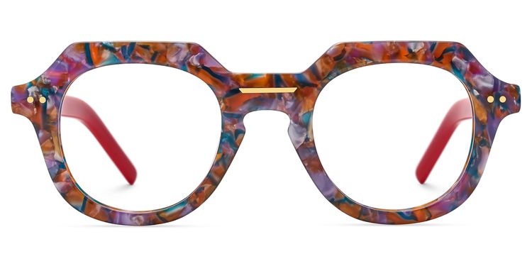 Jameica Floral Round Glasses