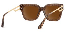 Lidia Leopard Square Sunglasses4