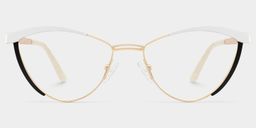 Sydney White Cat eye Glasses0