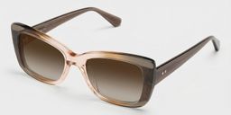 Leona Brown Rectangle Sunglasses2
