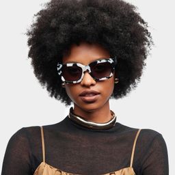 Maddox Pattern Square Glasses0