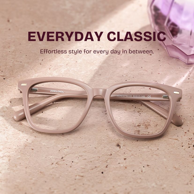 Lana Brown Square Glasses