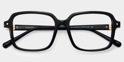 Talia Black Square Glasses4