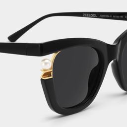 Pearl Black Cat eye Sunglasses4