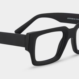 Garza Black Rectangle Glasses4