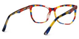 Libby Multicolor Geometric Glasses3
