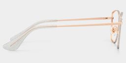 Skyler Rose Gold Butterfly Glasses4
