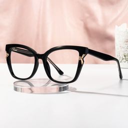 Nunnally Black Cat eye Glasses0