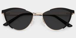 Sydney Black Cat eye Sunglasses1