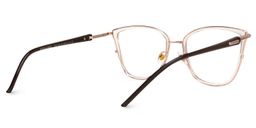 Marisa Beige Cat eye Glasses3